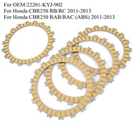 For Honda CBR250 2011-2013 Motorcycle Clutch Plates Friction Disc CBR250 RB/RC CBR 250 RAB/RAC ABS 2