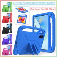 For Honor Pad X8b 2026 11inch Honor Pad X8a Kids Safe Eva Case Shockproof Stand Cover
