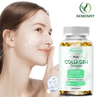 Collagen Complex 3300 mg - Types I, II, III, V, X - Hydrolyzed Collagen, Anti-Aging