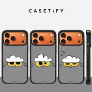 Gray Cat Eyes Acrylic Phone Case For iPhone 1 7Pro Max 17 Air 16 Plus 15 14 13 12 Shockproof Protect