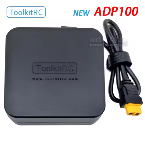 Update ToolkitRC ADP100 20V 5A 100W power adapter charger XT60 for M6D M7 M6DAC V2 M8P M4P ISDT Q8 Q