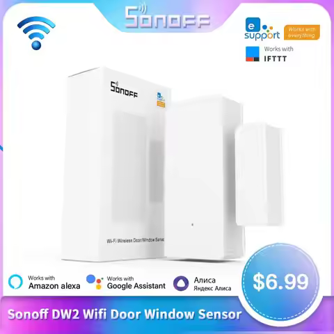 SONOFF DW2 Wifi Wireless Door Window Sensor Open / Closed Detectors E-WeLink APP Alert Notification 