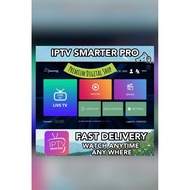 [READY STOCK] IPTV SMARTER PRO 1/3/6M SMARTER PLAYER LITE TELE IOS CRPAT HANTAR