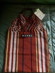正版 Marni market 條子 tote bags