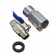 FT 05 ADAPTER & BRASS BALL T-VALVE 1/4 * 1/4