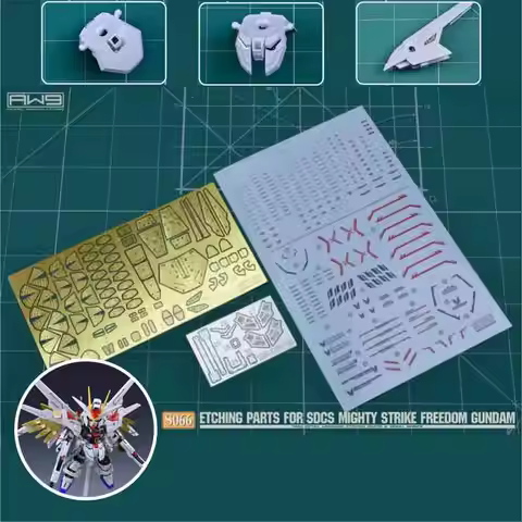 MADWORKS S066 Details Upgrade Etching Parts Self Adhesive Decals for SDCS Mighty Strike Freedom Mode
