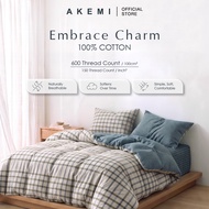 AKEMI Cotton Essentials Embrace Charm Comforter Set 600TC (Super Single/ Queen/ King)