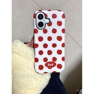 Phone Phone Case Suitable for iPhone 7 8 X XS XR XSMAX 11 12 13 14 15 16 17 Pro max Plus Air Red Lar