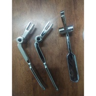 Soft ice cream machine iron handle