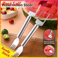 1pc Watermelon Fork Slicer Cutter Dual Head Watermelon Fork Cutter Tool Portable Watermelon Fork Sli