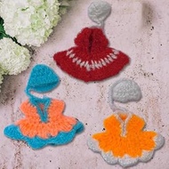 A&S Ventures Thakur Ji l Woolen Dress Bal Gopal Ji Kanha Ji Poshak Set of 3, Design for Winter, Kris