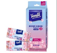 Tempo 櫻花濕紙巾