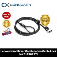 Lenovo NanoSaver Combination Cable Lock 4XE1F30277 Lenovo Laptop Lock Lenovo Cable Lock Lenovo Lock 