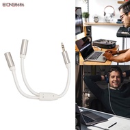 EIONG8686FT Headphone Splitter, Gold Plated 20cm/7.87in Stereo Y Splitter Cable, Plug and Play 3.5mm