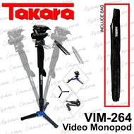 Takara VIM-264 Fluid Head - Video Monopod