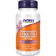 NOW Foods NOW Foods Supplements, 7-Keto (DHEA Acetate-7-One) 25mg, Weight Management *, 90 Vegetaria