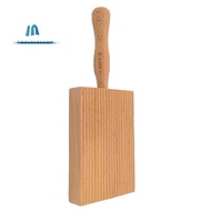 Pasta Making Board, Gnocchi Board, Beech Wood Gnocchi Board Butter Board Dough Scraper for Pasta and