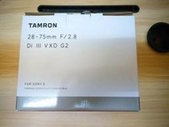 騰龍 Tamron 28-75mm F2.8 G2 (A063)變焦鏡頭 for Sony E 平行輸入