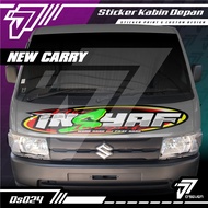 Stiker Decal Kabin Depan NEW INSYAF Custom NEW CARRY TAYO Full Laminasi Anti Gores Anti Air dan Anti