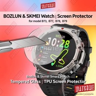 Bozlun & Skmei Watch B79 B78 B77 B73 Tempered Glass Screen Protector, Smartwatch TPU Soft Film (for 