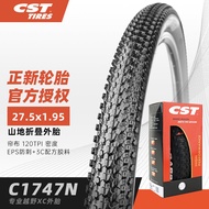 ยางใหม่ CST 27.5/29x2.10/2.25ยางนอกแบบพับขอบเหลืองสำหรับจักรยานเสือภูเขาแนววินเทจกันหนาม XC ออฟโรด