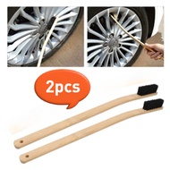 2pcs 40cm Car Fender Brush Car Detailing Brush Tire Brush Car Tire Brush Rim Brush Rim Cleaner