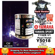 Yamaha Y15 V1 [ Dark Pearl Violet ] Y5018 Cover High Quality Paint CW DIY Aikka Paint Spray For Spra