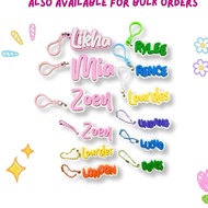 CUSTOMIZED 3D NAME KEYCHAIN (3-4”)