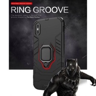 Red Mi Note 10 / Red Mi Note 10s / Red Mi Note 10 Pro / Xiao Mi Poco X4 Pro Black Panther Magnetic Ring Case