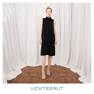 VICKTEERUT (ราคาปกติ 9800-.) Re-Edition Sleeveless Shirt Dress เดรสแขนกุด เดรสเชิ้ต