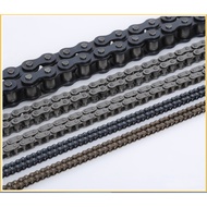 04C-1 Roller Chain Link Distance 6.35mm Carbon Steel Chain Connecto Industrial Transmission Single R