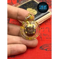 The first Hanuman in modern times, Hanuman powder amulet, special color version, Master Luang Pu Nan