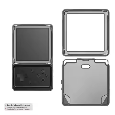 Clear TPU Game Console Case For Anbernic RG Rotate Shockproof Protective Cover Transparent Soft Shel