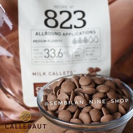 CALLEBAUT 823 MILK Callets 33.6% MILK Chocolate Couverture Belgian 250 GRAM Belgium Chocolate Chocol