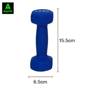 Tạ tay nam nữ nhiều mức chính hãng Agnite - PVC bọc gang siêu bền - dụng cụ hỗ trợ gym pilates - ER0