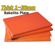 Thickness 1-20mm Orange Red Bakelite Plate Insulation Phenolic Resin Board Bakelite Sheets Antistati