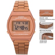 Casio Ladies' Standard Digital Rose Gold Stainless Steel Band Watch B640WC-5A