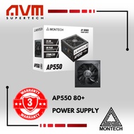 AVM MONTECH AP550 80+ White 550W Non-Modular PSU Power Supply