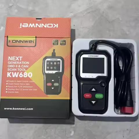 DurablKONNWEI KW680 Car OBD2 Fault Scanner Auto Diagnostic Tools Language Car Scanner Tool Diagnosti