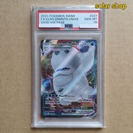 Pokemon TCG Vivid Voltage Galarian Darmanitan VMAX PSA 10 Slab Graded Card