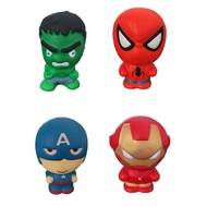 Marvel Squishy Kawaii Squishy Squish Spiderman Hulk Iron Man Spider Thanos Squishies Slow Rising Stress Relief Squeeze PU Toys