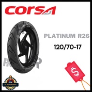 [CORSA] TYRE TAYAR TUBELESS R26 70/80-17 80/80-17 90/80-17 100/70-17 100/80-17 110/70-17 120/70-17 1