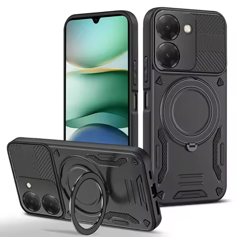 Solid Armor Shockproof Protector Case For Xiaomi Redmi 15C 15 A5 4G Note 14S 14 13 Pro Plus 5G Car H