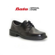 Bata Formal รองเท้านักเรียนเด็กชาย รองเท้าหนัง แบบผูกเชือก สีดำ รหัส 3216625 School
