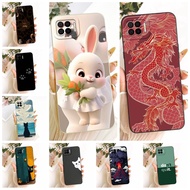 Oppo F17 Case Luxury Fashion Cool Kawaii Cute Painted Silicone Casing Oppo F 17 CPH2095