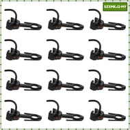 [szxmkj2] 12 Pieces Train Coupler Hook Train Accessories for 1/87 Model Train DIY Accs 1.73cm