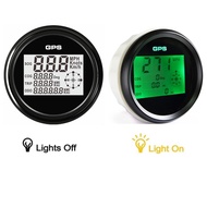 Auto Boat 0-999Km/H Knots Mph GPS Speedometers 85mm Digital Speed Gauges with Odometers & Trip Meter