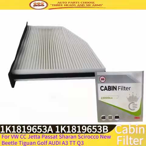 2386 Cabin Filter For VW Passat Jetta Golf Beetle Audi A3 Q3 TT MK5 MK6 B6 B7L CC Tiguan Caddy EOS T