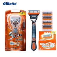 Gillette Fusion Power Razor Electric Shaver Waterproof Battery Powered Shaving Machine 5 Layers Blad