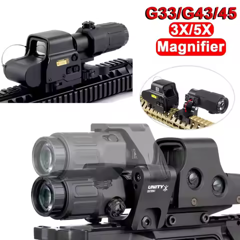 UNITY Riser Mount Eotech 551 552 553 558 Holographic Red Dot Sight Collimator G33 G43 G45 3X 5X Magn